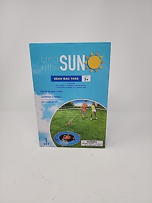 #ad BRING ON THE SUN BEAN BAG PORTABLE TOSS GAME AGES 3 NEW $19.99