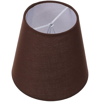 #ad Mini Small Barrel Lamp Shades Clip On Bulb Barrel Fabric Lampshade For Table ... $28.94