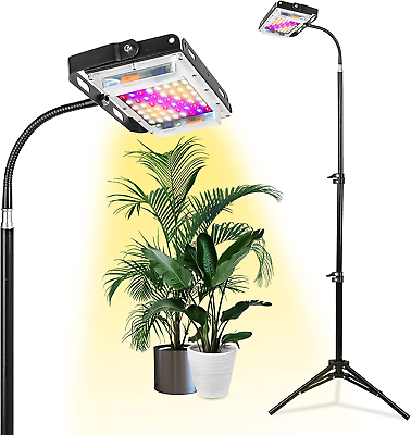 #ad Plant Grow Light with Stand 150W Full Spectrum Plant Lamp for Seedlings Indo... $41.99