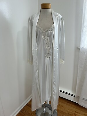 #ad Gorgeous Linda Montreal Luxury Bridal Long Nightgown and Robe set $30.00