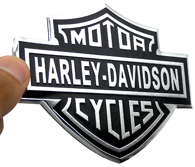 #ad 1x Harley Davidson Emblem Motorcycle Decal Fuel Tank Gas Badge 4.25quot; x 3quot; $8.87