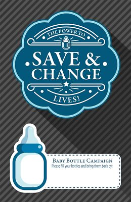 #ad Baby Bottle Fundraiser. Power To Save Pro Life Poster Pack of 10 $79.00