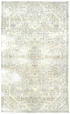 #ad Classic Floral Antique Distressed Wool 5X8 Vintage Oriental Rug Farmhouse Carpet $481.00