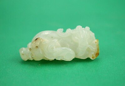 #ad 5 cm Chinese Jade Pendant natural HeTian Jade Pendant animal sheep amulet $750.00