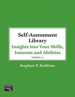 #ad Self Assessment Library 3.4 Paperback By Robbins Stephen P. VERY GOOD $4.07