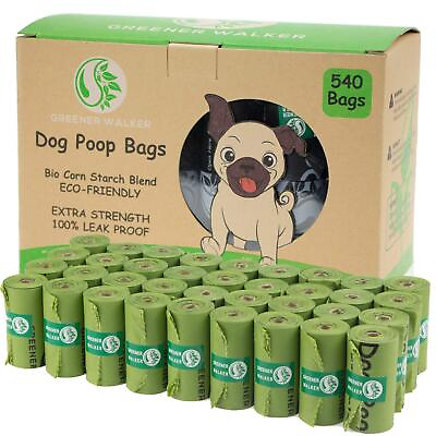 #ad Poop Bags for Dog Waste 540 BagsExtra Thick Strong 100% Leak Proof Dog Waste... $26.79