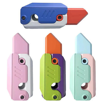 #ad 3D Printing Fidget Knife Toy Portable Plastic EDC Fidget Toy Stress Relief Toy $8.29