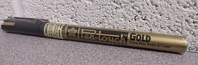 #ad Sakura Pen Touch Gold Extra Fine Point 0.7mm Metallic Ink Marker Sealed $5.03