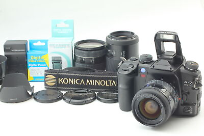 #ad 3 Lens set Near Mint3 Konica Minolta 7 Dynax a 7 α 7 Digital SLR Camera JAPAN $349.99