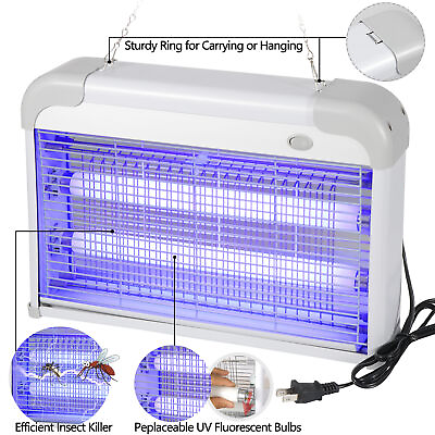 #ad 20W Electronic Insect Killer Bug Mosquito Fly Moth Wasp Beetle and other pest $33.58