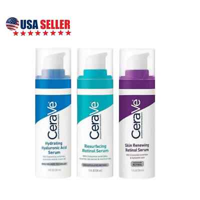 #ad CeraVe Resurfacing Retinol Serum 1 OZ For Post Acne Marks and Skin Texture $10.99