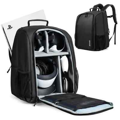 #ad Carrying Case for PS5 PS VR2 Gaming Console Accs Travel Storage Bag Backpack $58.49