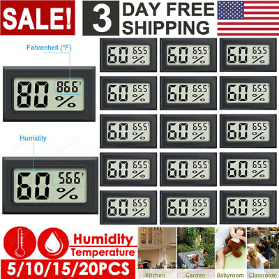 #ad 5 15 20 X Mini Digital Indoor Thermometer Hygrometer Temperature Humidity Meter $26.98