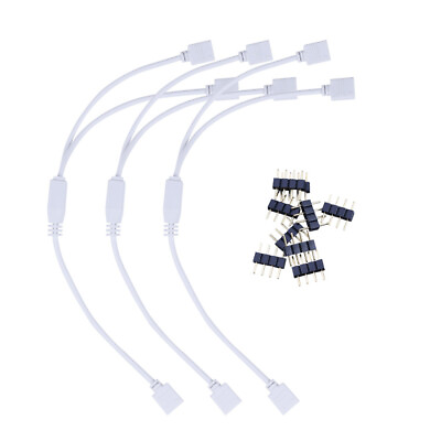 #ad 3 PCS Set LED Connection Line Strip Lamp Cable Remote Control Controller $9.15
