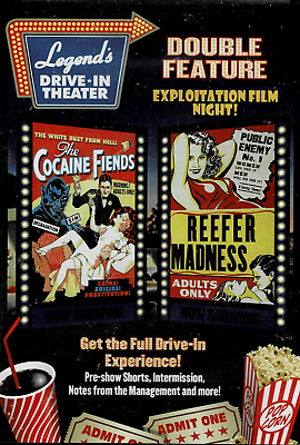 #ad #ad The Cocaine Fiends Reefer Madness DVD Double Feature NEW and sealed $5.97