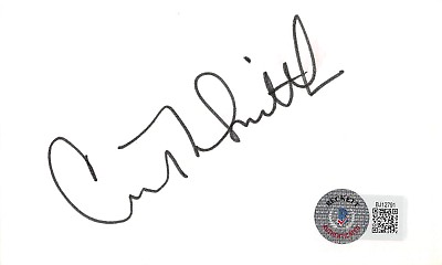 #ad Courtney Thorne Smith According To Jim Signed 3x5 Index Card BAS #BJ12791 $49.99