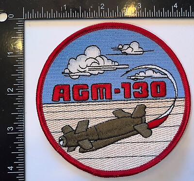 #ad Cold War USN US Navy USAF AGM 130 Air To Ground Missile Patch $12.00