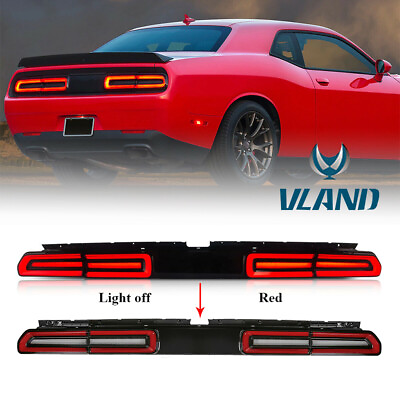 #ad Pair Red LED Taillight Rear Lamp Sequential Indicator For 08 14 Dodge Challenger $589.99