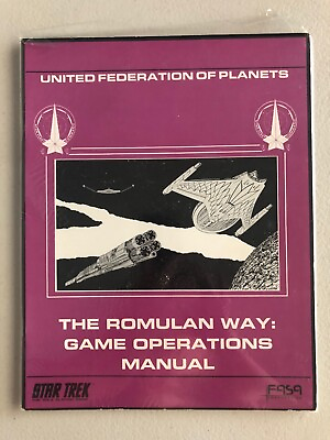 #ad FASA Star Trek RPG The Romulan Way Game Operations Manual Role Playing Game $9.99