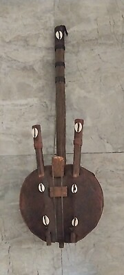 #ad Antique KORA AFRICAN RITUAL HARP EARLY 1900S 24quot;. HANDMADE GORGEOUS $69.00