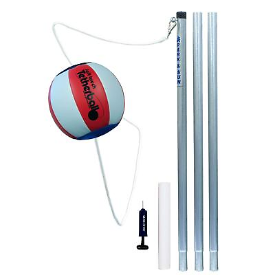#ad Park amp; Sun Sports Portable Outdoor Red White and Blue Tetherball Set with Acc... $90.69