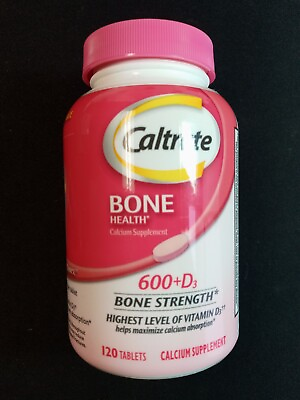#ad New 120 Ct Caltrate 600D3 Calcium amp; Vitamin D Bone Health Supplement Exp 05 24 $4.33