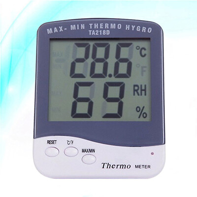 #ad Humidity and Temperature Monitor with Digital Moisture Meter for Indoor Use $12.63