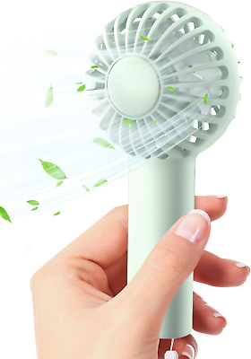 #ad Rechargeable Handheld Mini Fan with 3 Speeds for Personal Use Ideal for Makeup $10.76