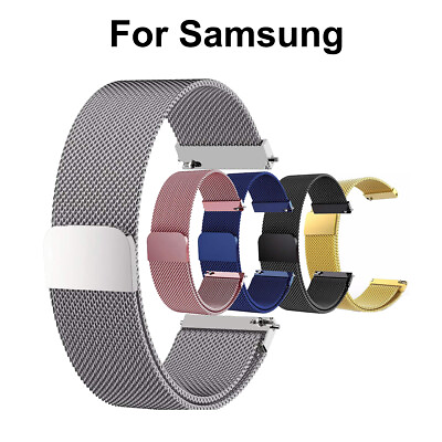 #ad For Samsung Galaxy Watch Active 2 40mm 44mm Stainless Steel Milanese Band Strap $8.75
