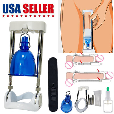#ad #ad Super Penis Enlargement Extender Vacuum Stretcher Pump Hanger Bigger Enhancement $19.63