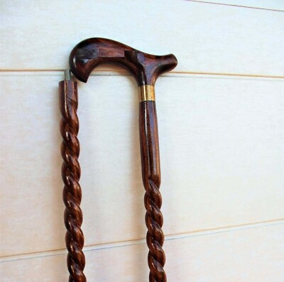 #ad Wooden Chadi Handcrafted Walking Stick for Old People amp; Unisex $30.23