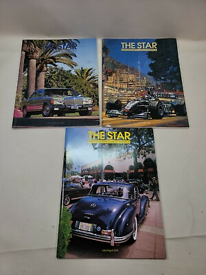 #ad Lot of 3 The Star Mercedes Benz 2000 Magazine Jan Feb Mar Apr July Aug Star#1 $14.99