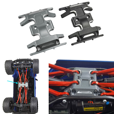 #ad 1 24 RC Car Truck Upgrade Part Metal Chassis Protection Skid Plate for SCX24 $13.99