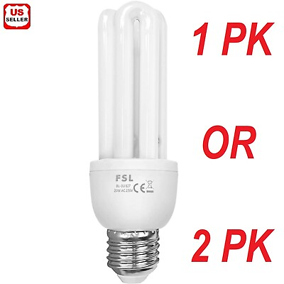 #ad 1 or 2 Pack 3U 20W Replacement Bulbs for 20W Bug Zapper with E27 Base Universal $24.98