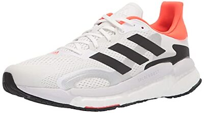 #ad adidas Men#x27;s Boost 3 Trail Running Shoe White Black Solar Red 12.5 $75.00