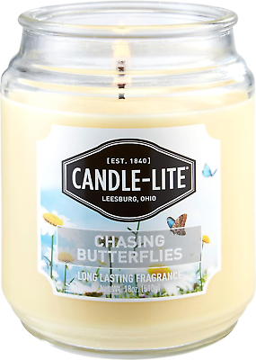 #ad Candle Lite Everday Chasing Butterflies Scented Candle 18 oz. $9.99