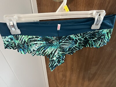 #ad 💋💋Victoria’s Secret Teal Green Leafy Lace Cheekster Panties Size Large💋💋 $7.99
