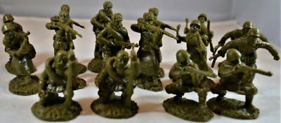 #ad 1:32 WWII Russian Infantry San Diego Toy Soldier Figures #5 16 Figures $23.79