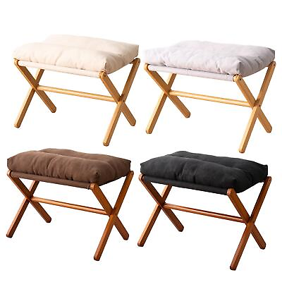 #ad Rest Stool Desk Step Furniture Folding Under Desk Soft Cushion Ottoman Foot $59.27