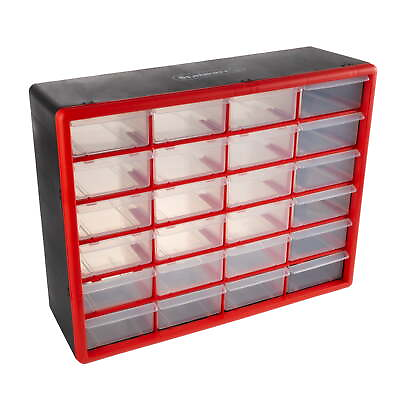 #ad 24 Drawer Plastic Parts Storage Hardware and Craft Cabinet $29.43