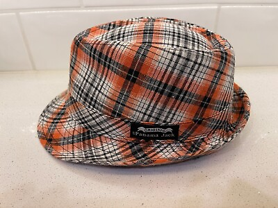 #ad Original Panama Jack Fedora Safari Outback Canvas Cotton Beige Hat Size Medium $22.00