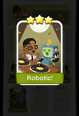 #ad Monopoly Go 3 Star Card 🌟🌟🌟 Set 8 Robotic！ AU $3.00