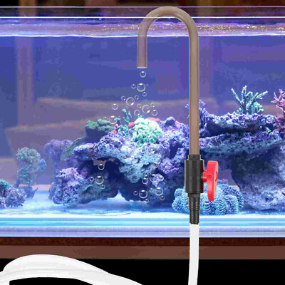 #ad Fish Tank Changer Hanging Type Aquarium Cleaning Gravel Siphon Tool Filling $8.82