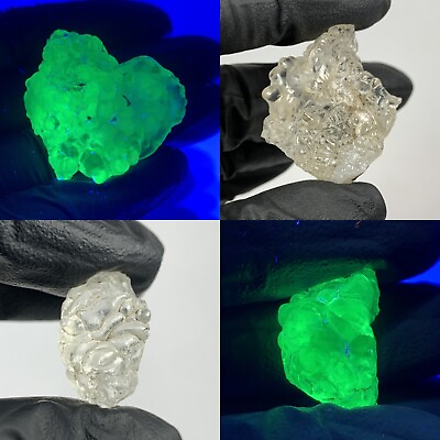 #ad FLUORESCENT HYALITE OPALS GOOD QUALITY GLASSY BOTROYDAL FROM MEXICO $25.00