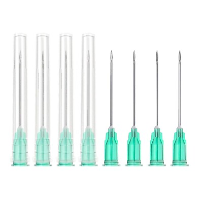 #ad 100 Pack Dispensing Needle Cap 21Ga 0.98 in Luer Lock Lab Supplies Industrial $8.95