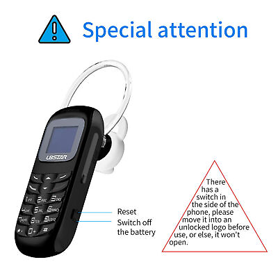 #ad L8star Bm70 Mini Cellphone Long Standby Time Bluetooth compatible Dial Dual Card $17.94