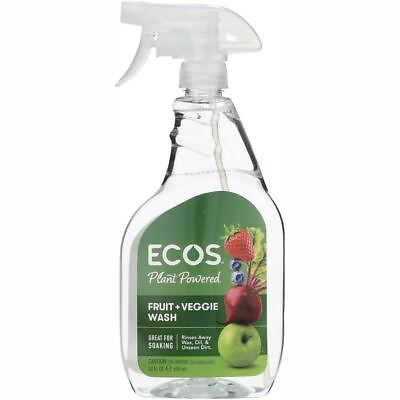 #ad Earth Friendly Products Ecos Fruit Veggie Wash 22 fl oz Liq $12.54