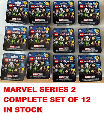 #ad Complete Set of 12 Lego 2023 Marvel Series 2 Minifigures 71039 $59.99