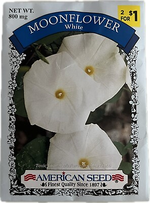 #ad Moonflower Seeds White $1.89