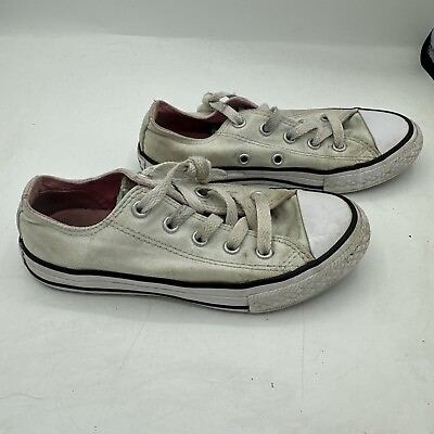 #ad Converse Used Shoes Size Junior 13 Multicolored $9.00